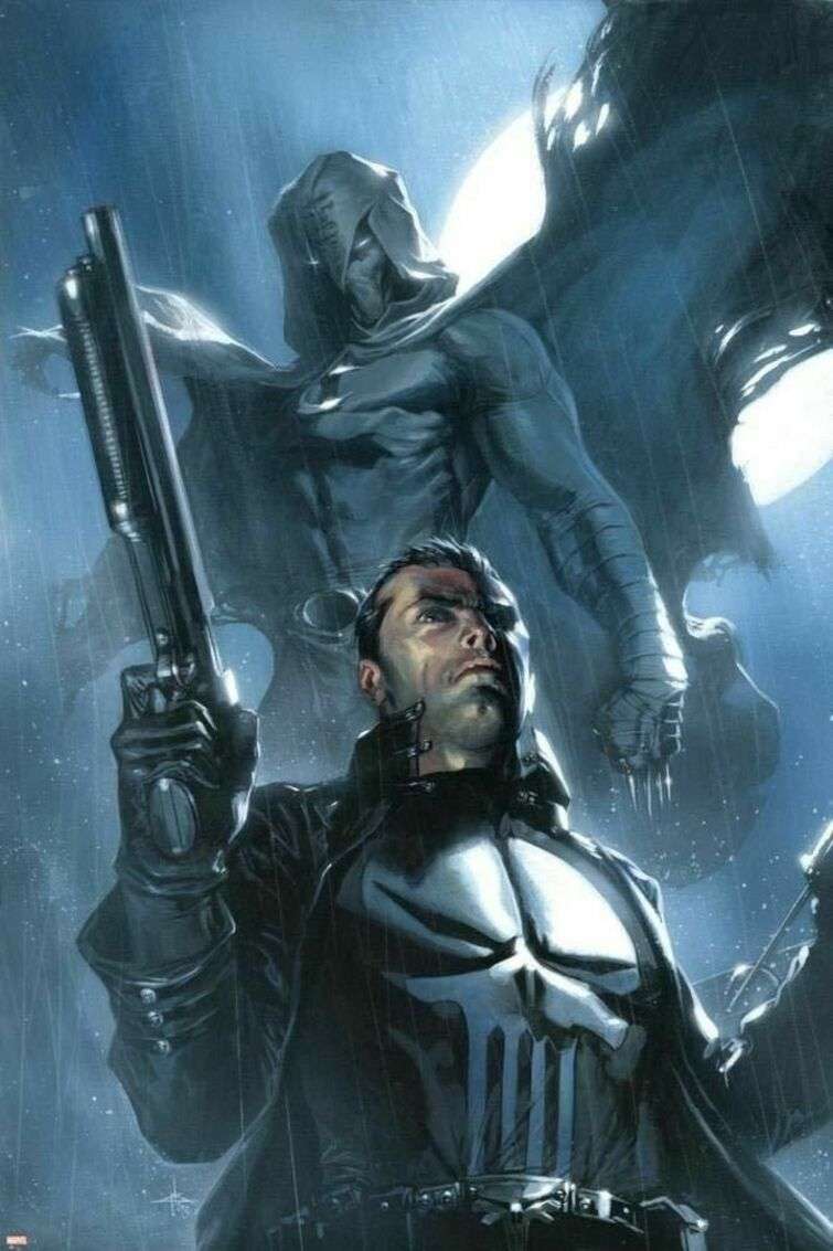 The Punisher + Batman = Moon Knight