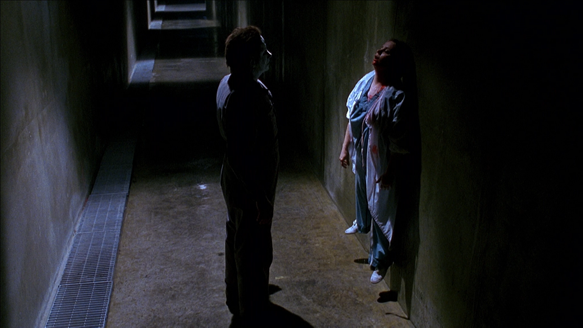 Nurse Mary - Head impaled on a wall spike - Halloween The Curse of Michael Myers (1995)