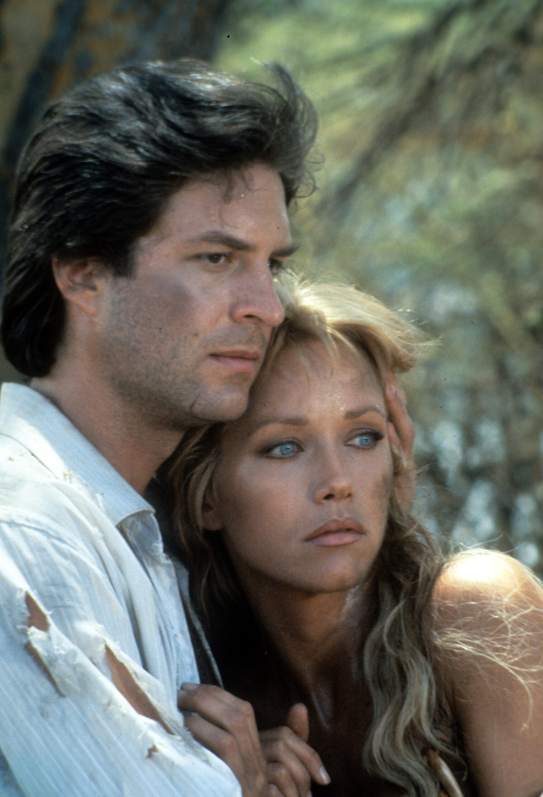 Tanya Roberts And Ted Wass In 'Sheena: Queen of the Jungle'