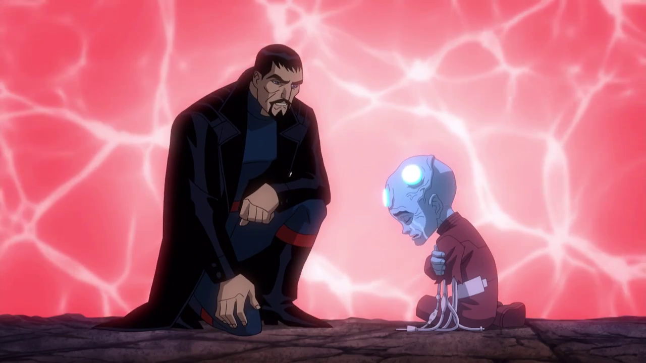 Superman Takes Down Kid Brainiac - Justice League Gods and Monsters Chronicles