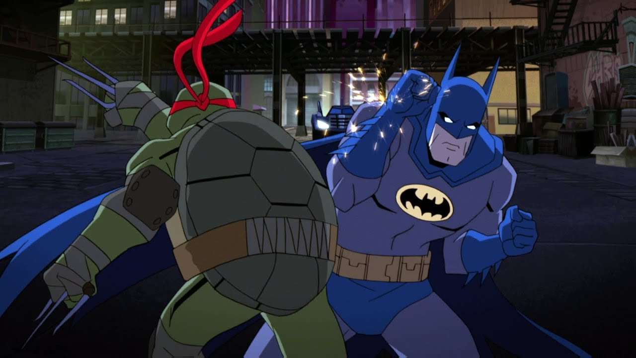 Batman Crushes Shredder’s Ninja Butt Into 1000 Pieces - Batman vs Teenage Mutant Ninja Turtles