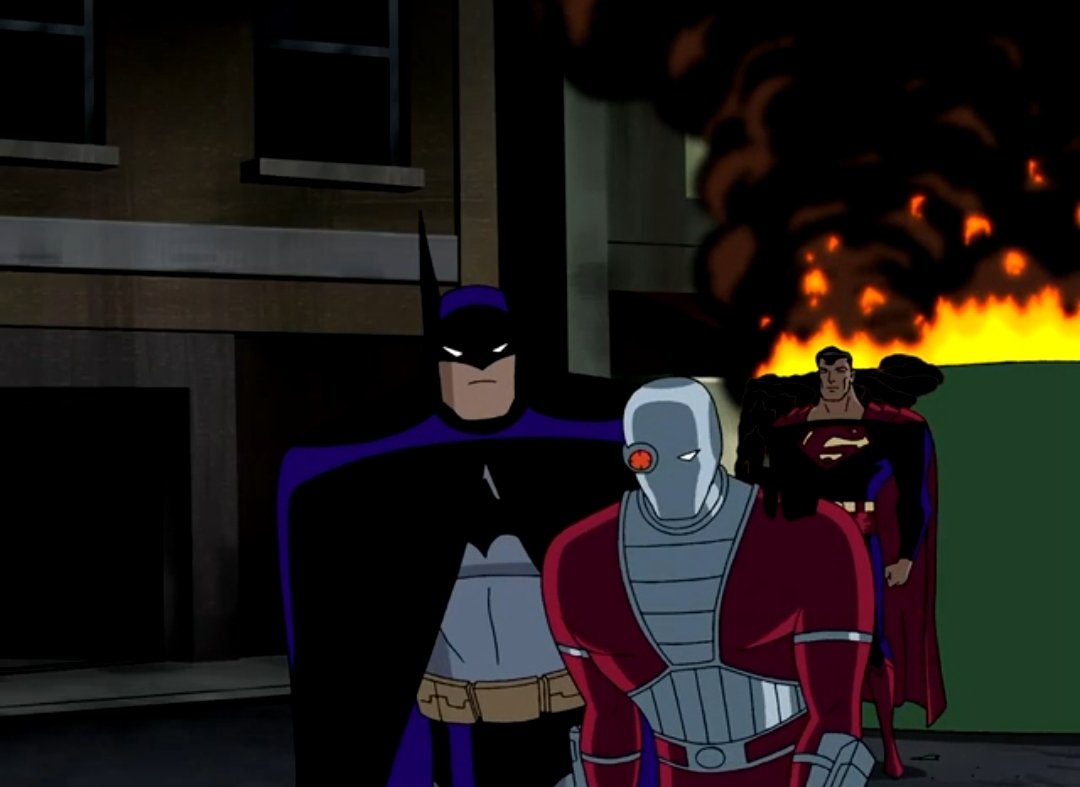 Batman Takes Over Deadshot’s Interrogation [Justice League - The Enemy Below]