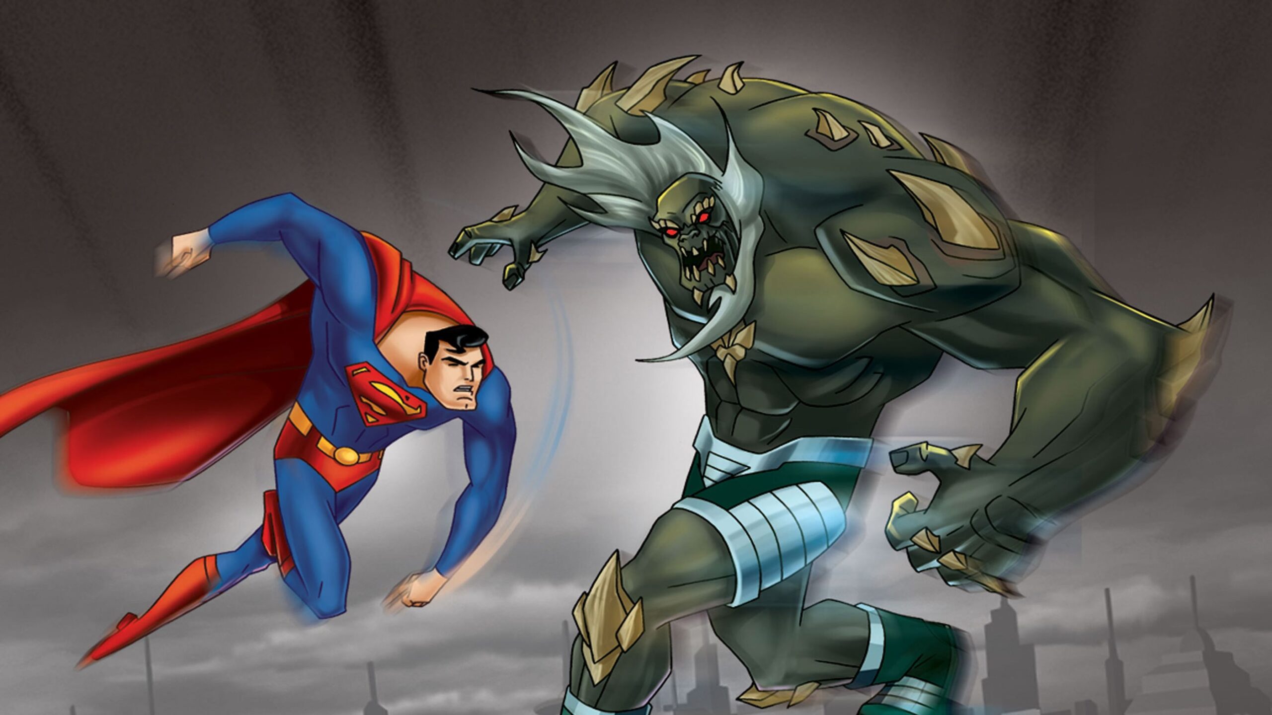 DOOMSDAY FIRST ENCOUNTER WITH THE JUSTICE LEAGUE