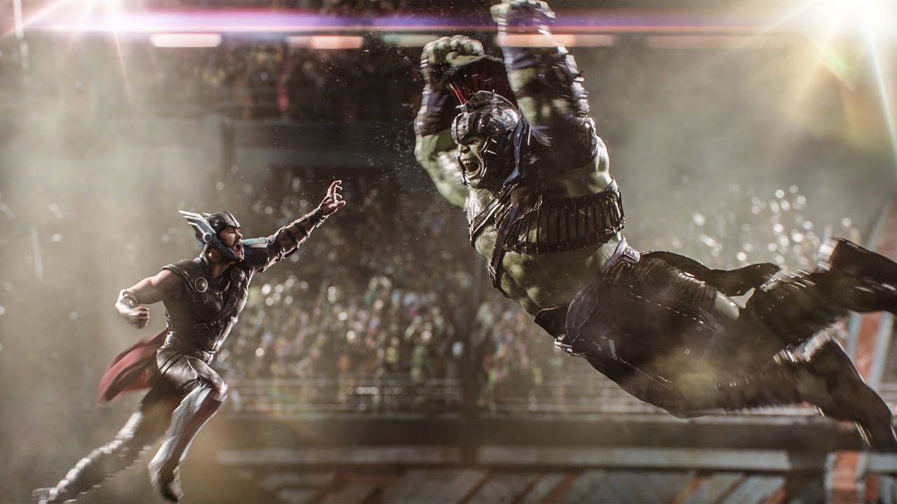 Hulk Vs. Thor In Thor Ragnarok