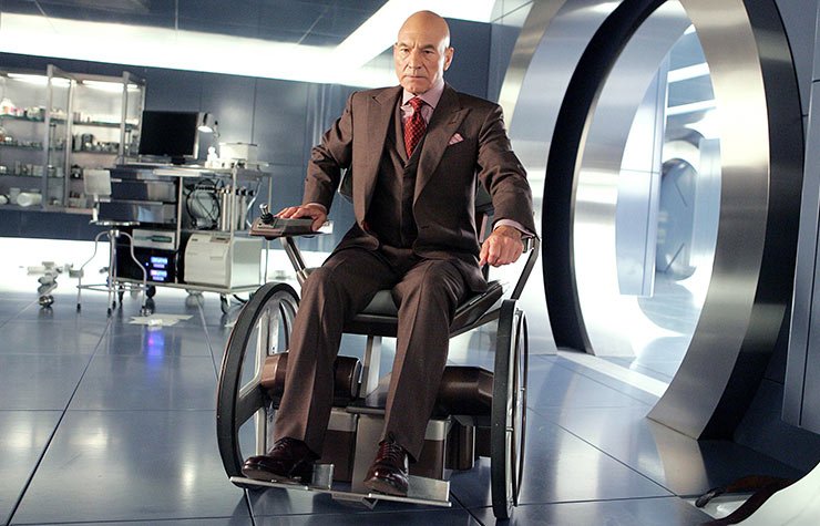 Sir Patrick Stewart as Professor X