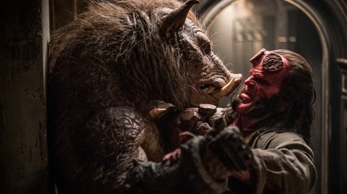 The Boar-like fairy in 2019’s Hellboy live-action movie