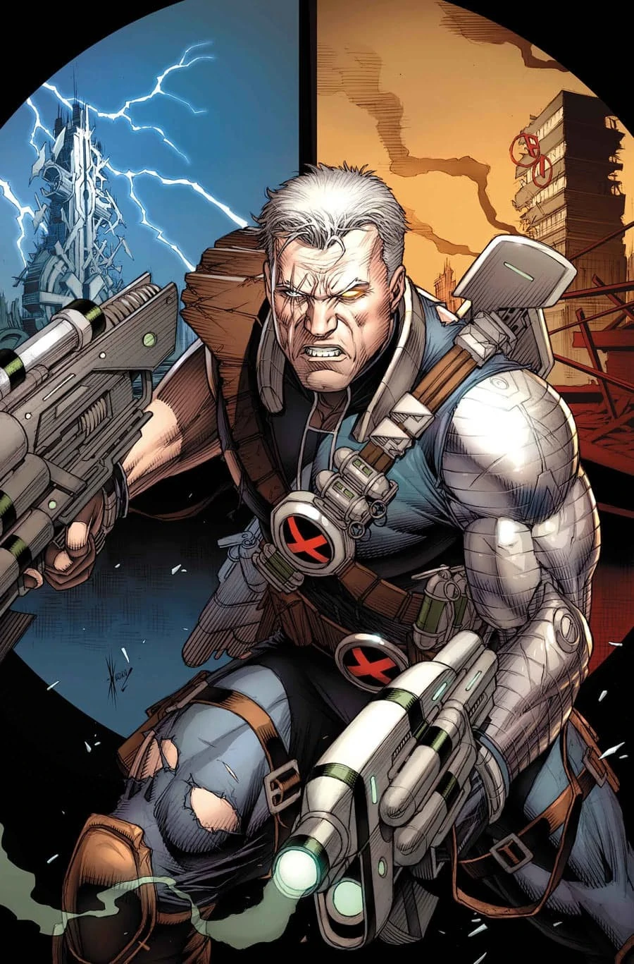 The first comic book appearance as Cable