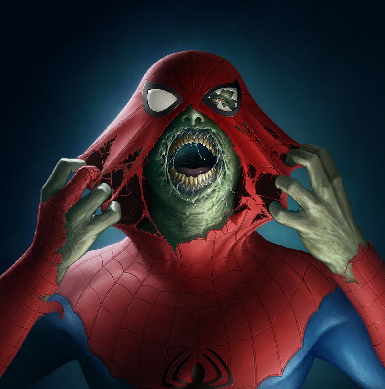 WHAT WAS THE ZOMBIE SPIDERMAN LIKE