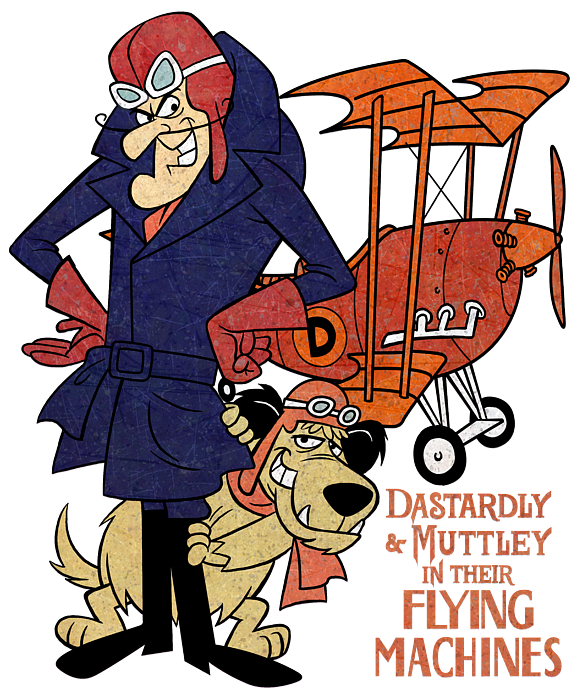 Dastardly and Muttley in their flying machines (1969)