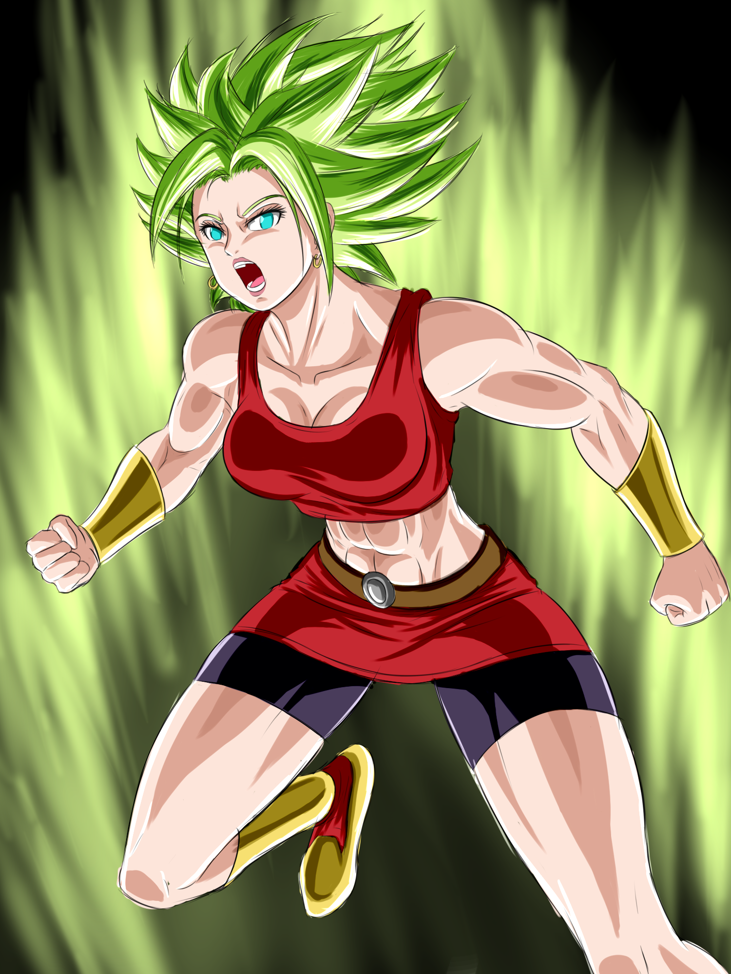 Kale (Super Saiyan Berserker form) (Dragon Ball Super)