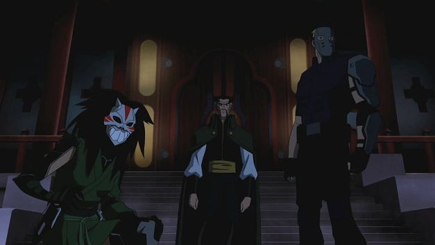 Society of Shadows and other forms of League of Shadows in the DC animated universe