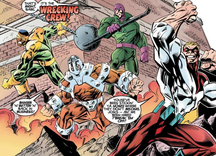 WRECKING CREW Origins and First Major Comic Book Appearance
