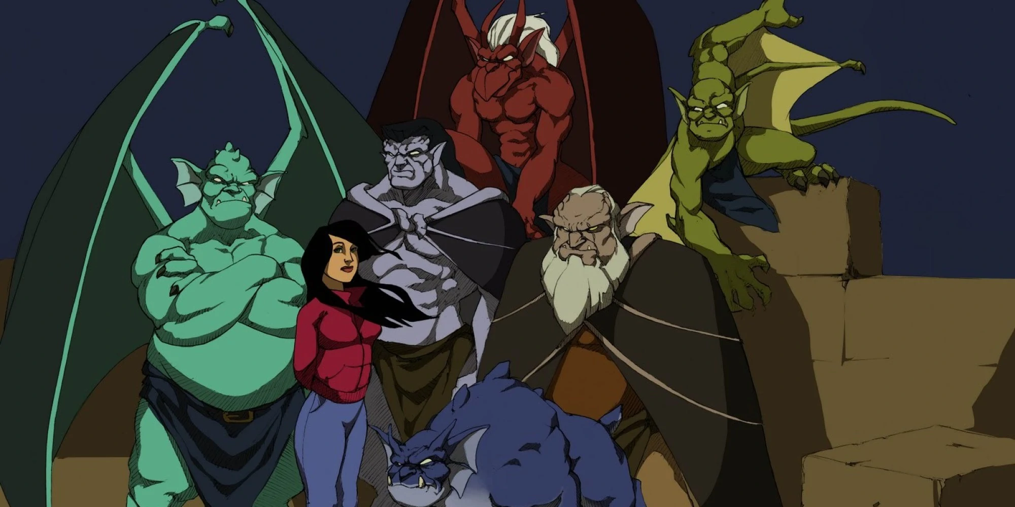 What The Gargoyles (1994) Cartoon Television Series Is All About