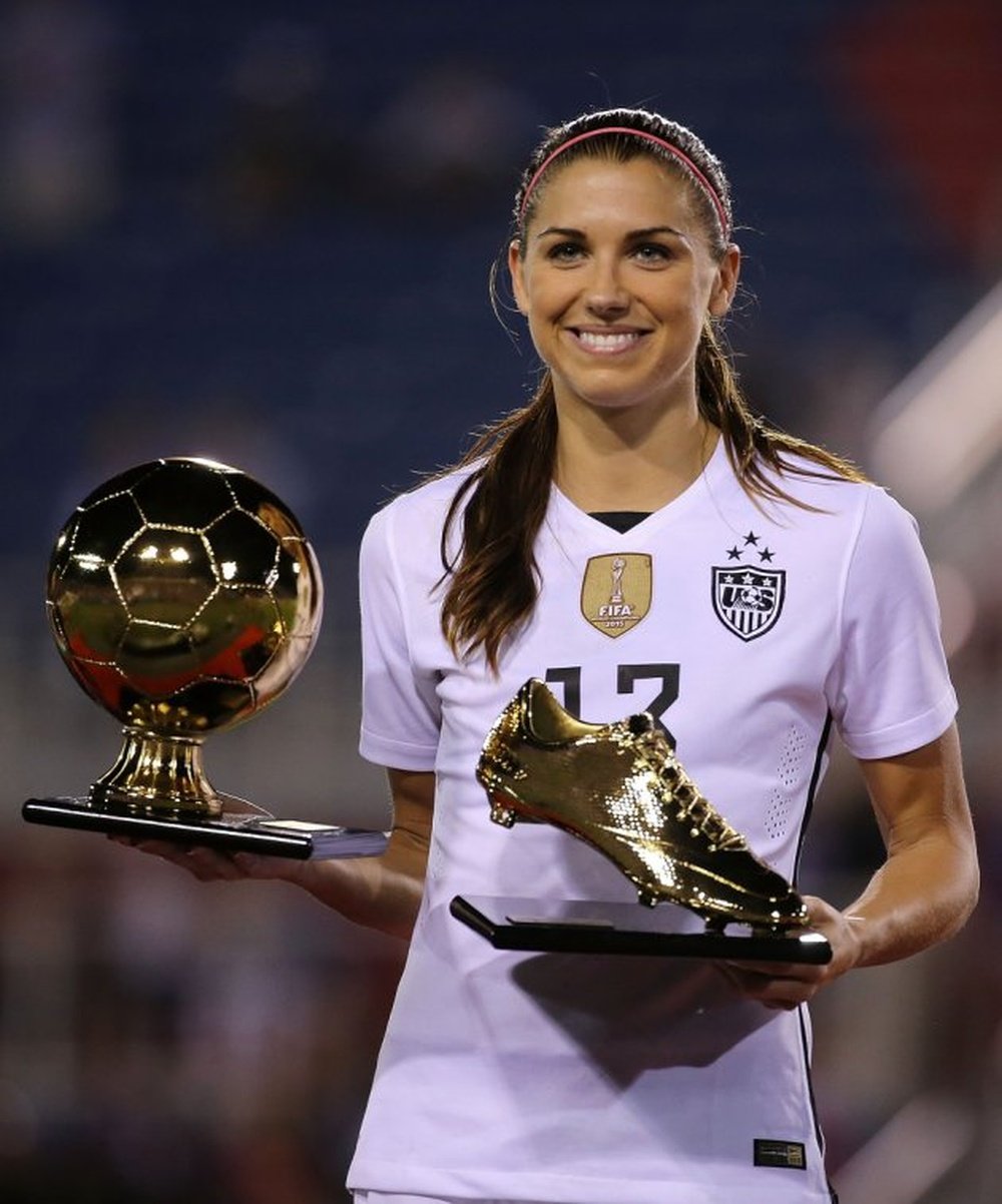 What are Alex Morgan’s achievements in her professional career