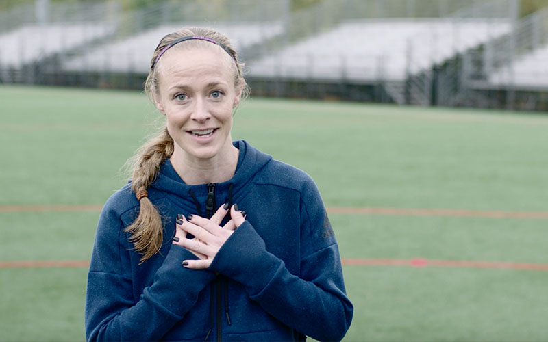 What was Becky Sauerbrunn’s early life like