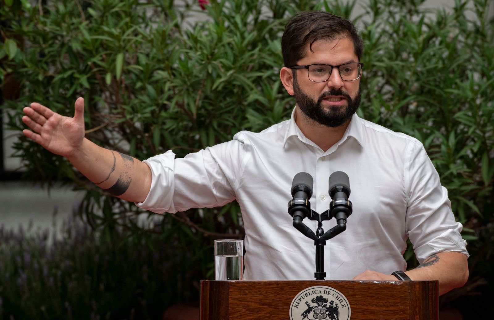 What was Gabriel Boric’s role in the civilian unrest in 2019 when he entered politics