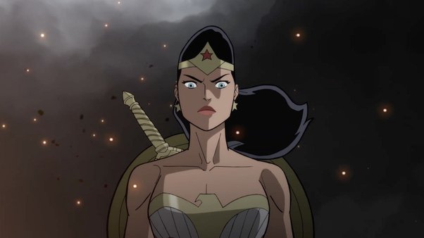 Wonder Woman Breaks Aquaman's Trident And Beats Him To Death [Justice Society World War II (2021)]