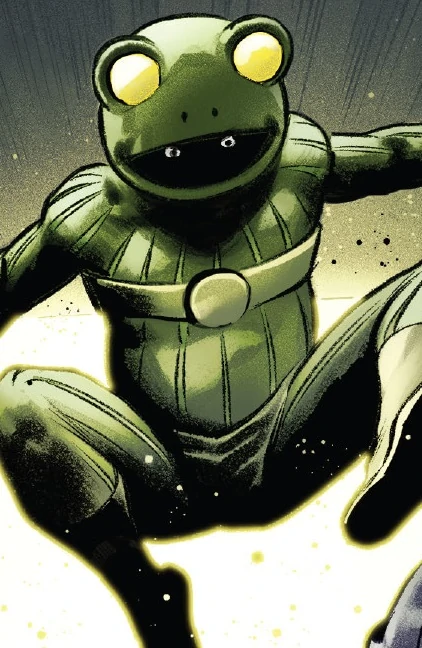 FROG-MAN Comic Book Appearance explored – The Son of a Supervillain Trying to Make Amends