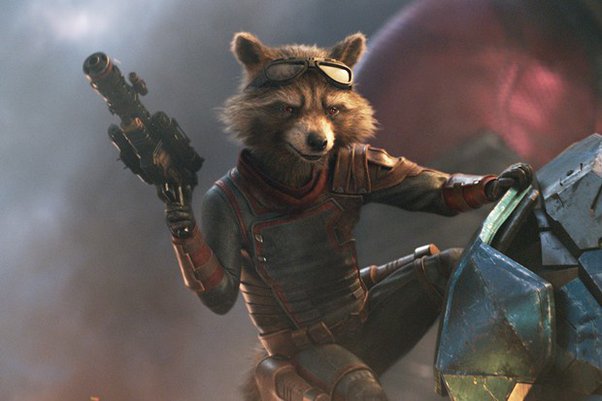 Rocket Raccoon is a light-hearted comedy element in MCU