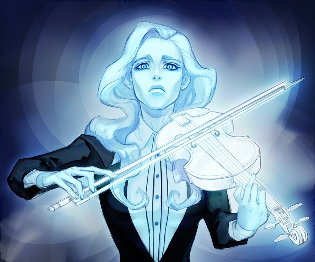 The White Violin as Shown in the Comics 