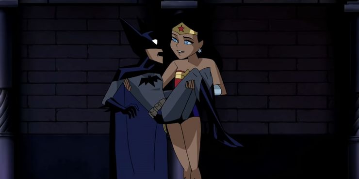 Batman In The Arms Of Wonder Woman