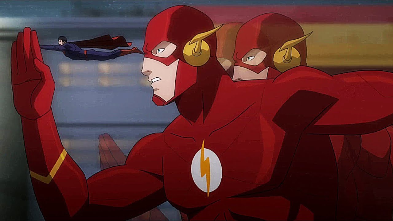 Flash Beats Omega-Rays [Justice League War - 2014]