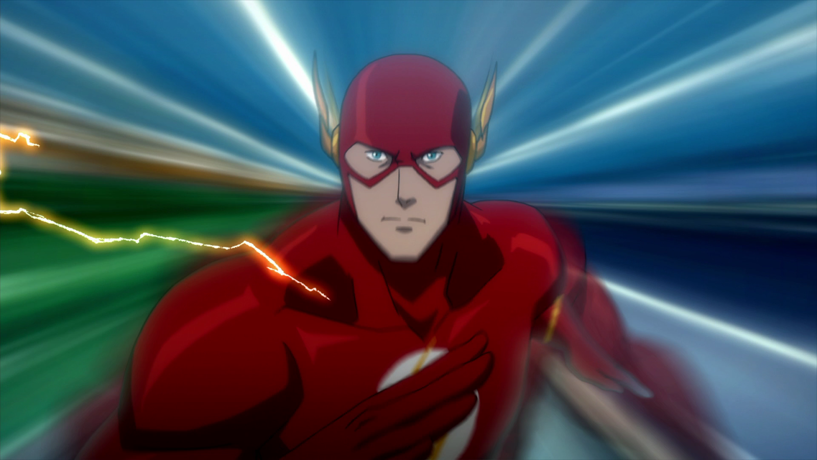 Flash Burns Himself To Death To Get His Power Back [Justice League The Flashpoint Paradox -2013]